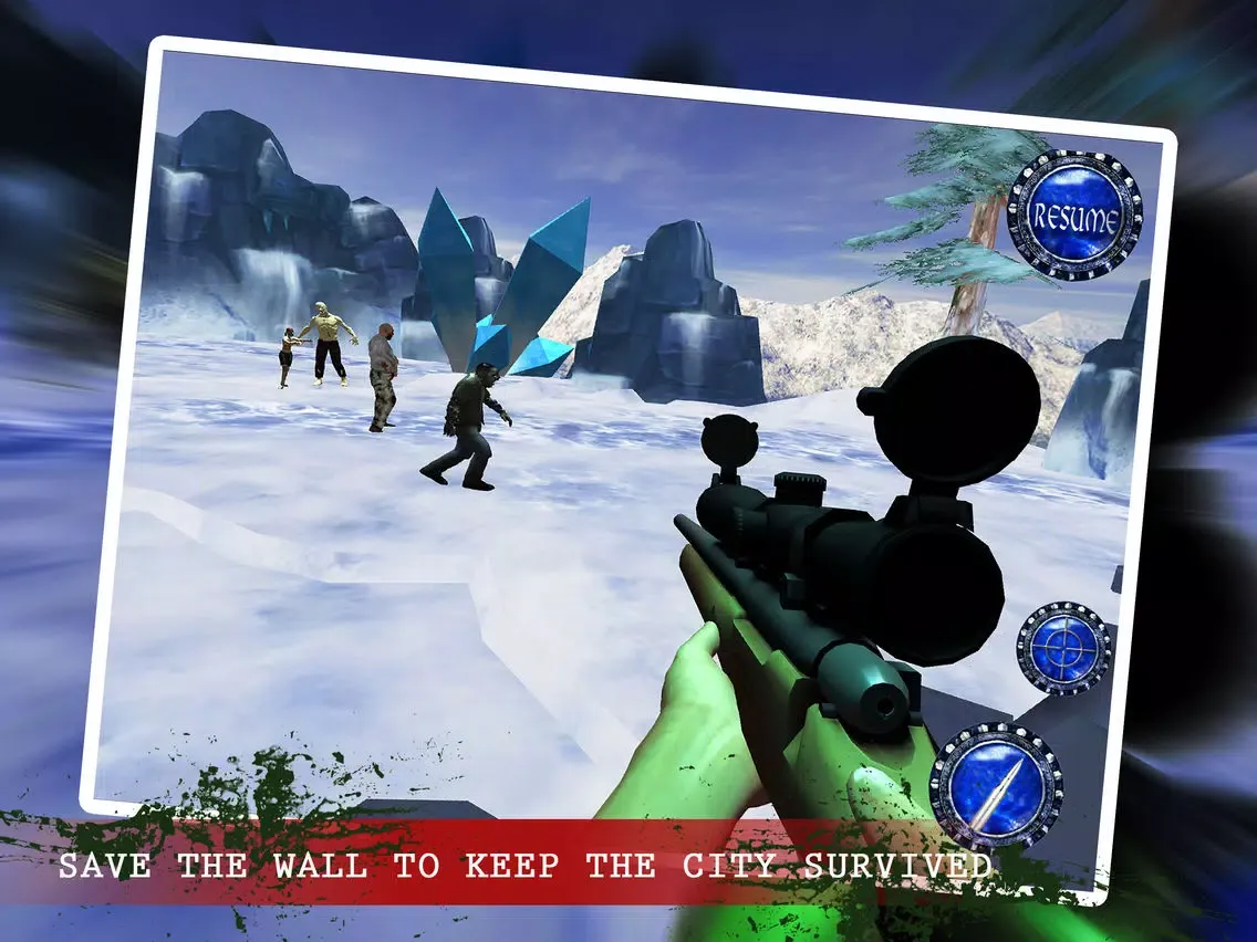 Capturas de pantalla de War Of Zombies Snow Chapter iPad 
